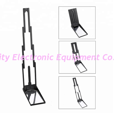 Portable telescopic pocket search mirror